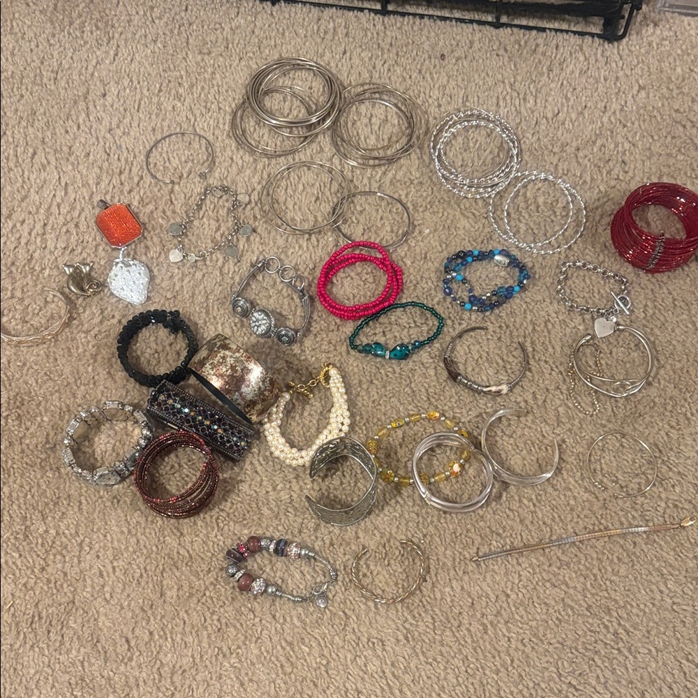 Vibrant Multi-Color Bracelet Collection